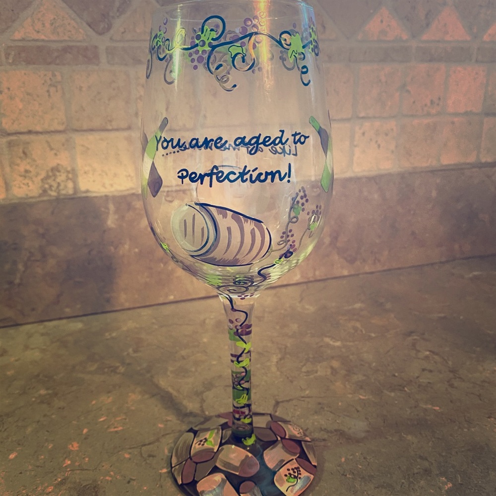Lolita “Like a Fine Wine” Wine Glass